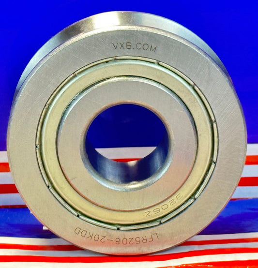 LFR5206-20KDD 25mm ID x 20mm U-Groove Track Roller Bearing Track