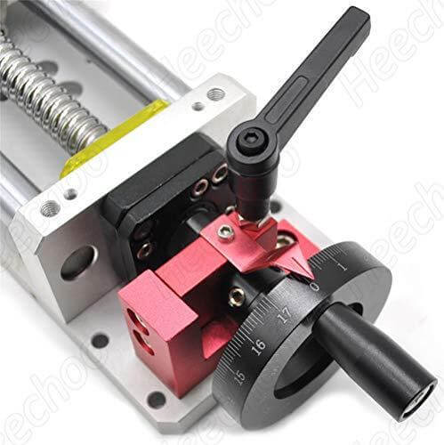 Linear Stage Actuator 400mm Ballscrew 1605 Optical Axis Linear Rail Guide Manual Slide Stage C7 - Ruler for DIY CNC Router Controller XYZ-Axis Stage