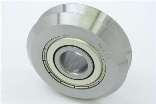 16-Pack RM2ZZ 3/8" V-Groove Guide Ball Bearings - Shielded