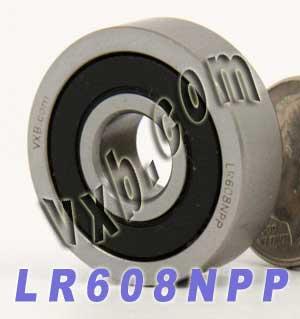 LR608NPP Track Roller Bearing Sealed 8x24x7 Miniature Track Bearing