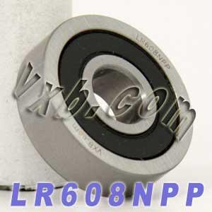 LR608NPP Track Roller Bearing Sealed 8x24x7 Miniature Track Bearing