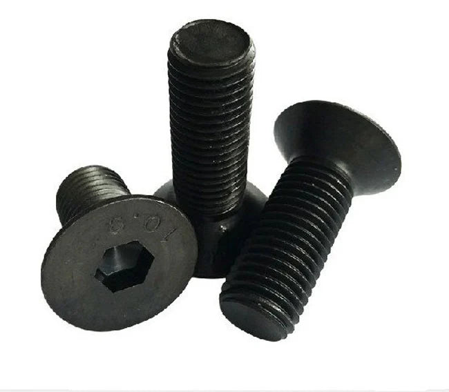 M4-0.7 x 10mm Steel Flat Socket Head Cap Screw