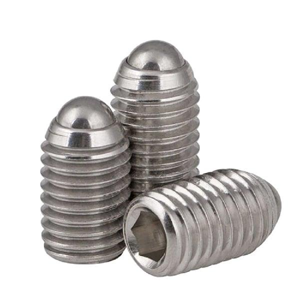 M5 10mm Length - Stainless Steel Ball Plunger / Hex Head