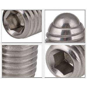 M8 20mm Length - Stainless Steel Ball Plunger / Hex Head