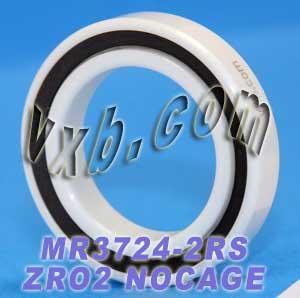 MR3724-2RS Full Complement Full Ceramic Bearing 24x37x7 ZrO2 Bearing