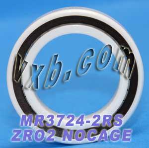 MR3724-2RS Full Complement Full Ceramic Bearing 24x37x7 ZrO2 Bearing