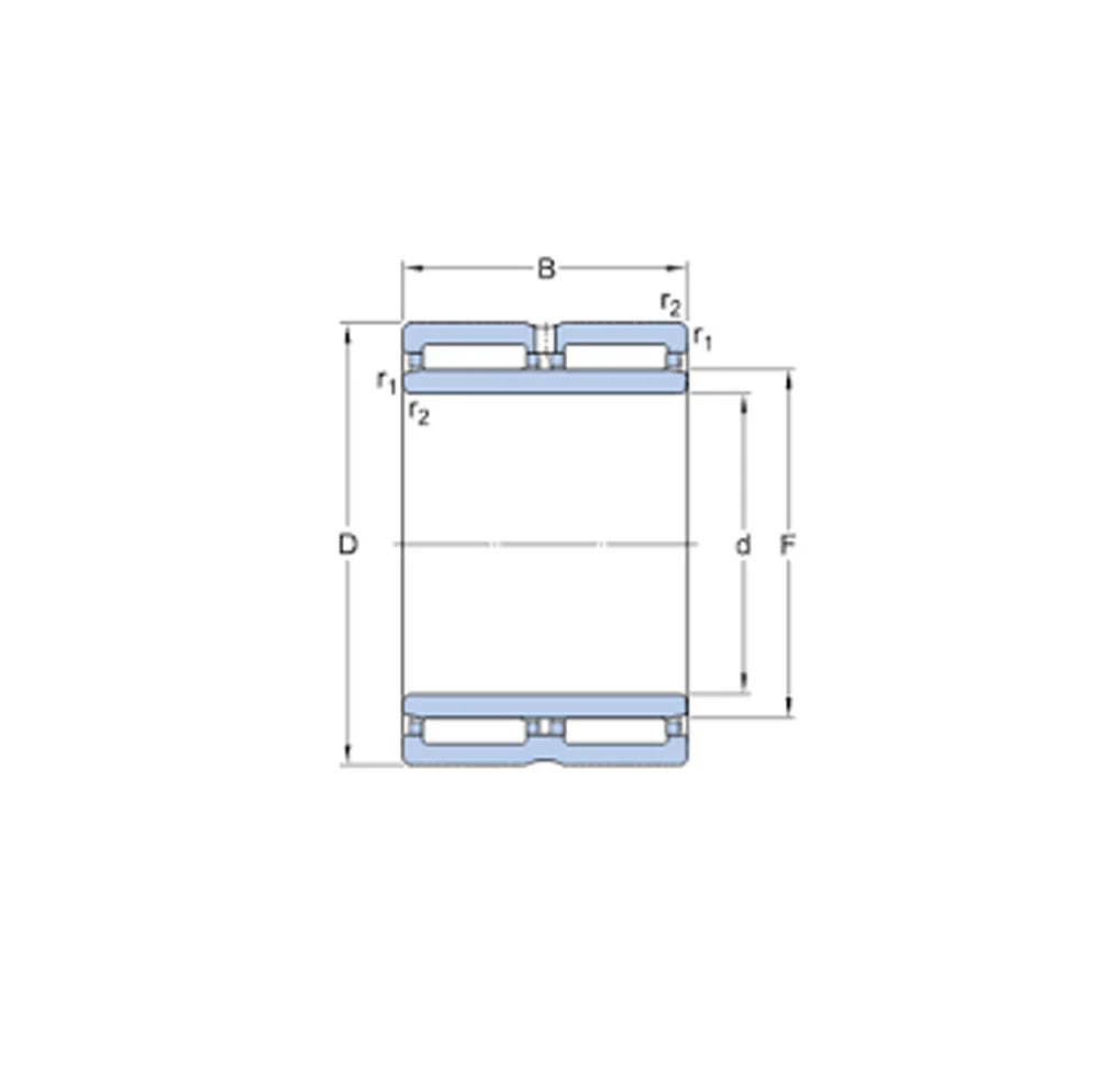 NA6901 Needle Roller Bearing 12x24x22mm - Machined Type