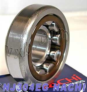 NJ304EG Nachi Cylindrical Roller Bearing 20x52x15mm Japan Made