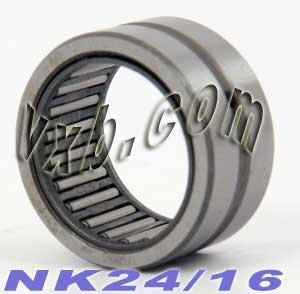 NK24/16 Needle Roller Bearing 24x32x16mm - Machined Type