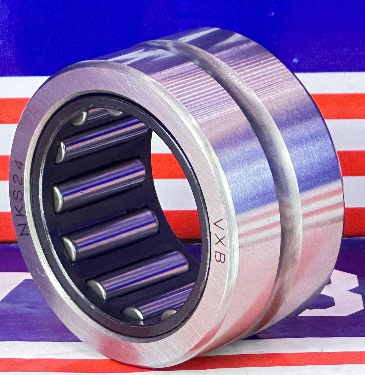 NKS24 Bearing 24x37x20mm Needle Roller - Machined Type