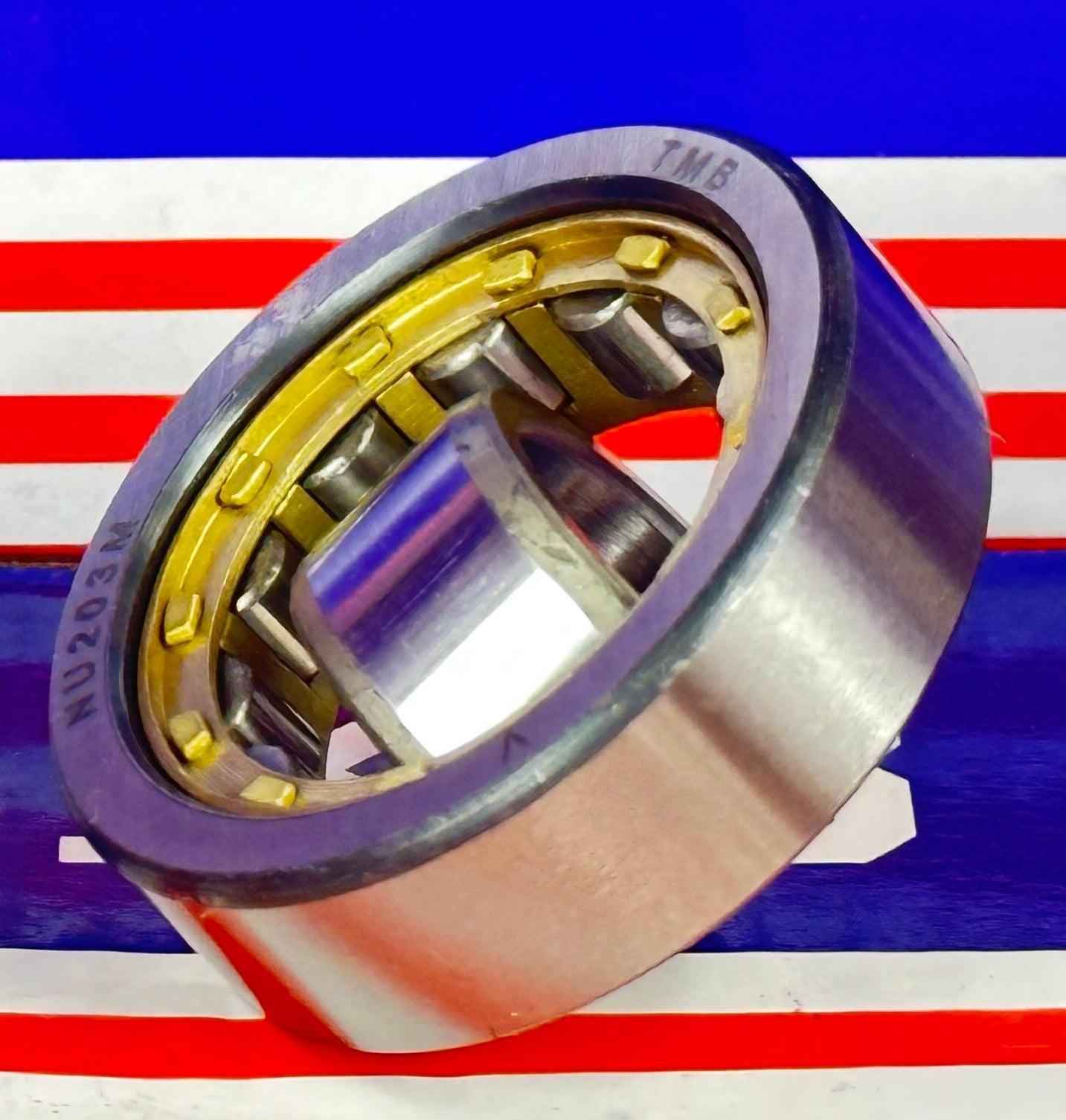 NU203M Cylindrical Roller Bearing 17x40x12 Cylindrical Bearing