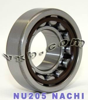 NU205EGBNLS Nachi Cylindrical Bearing - 25x52x15mm - Japan Made