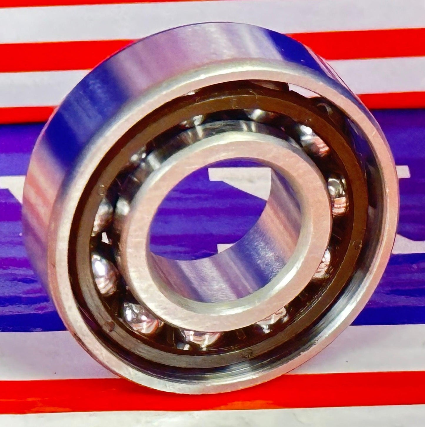 2-Pack 15x35x11mm Angular Contact Bearings 7202B