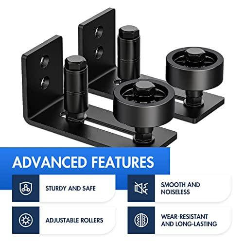 2-Pack Sliding Door Bottom Hardware Guide Rollers