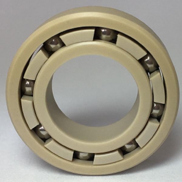 20-Pack 6000 Open PEEK Ball Bearing - PEEK Cage & Stainless Steel Balls made in Japan