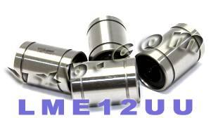 4-Pack LME12UU 12mm Ball Bushing 12x22x32 Linear Motion Bearings