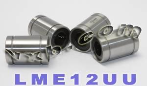 4-Pack LME12UU 12mm Ball Bushing 12x22x32 Linear Motion Bearings
