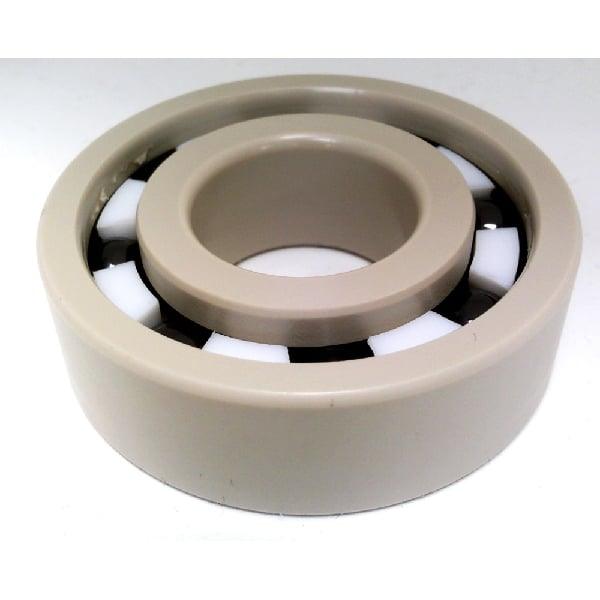 6900 PEEK Ball Bearing - Si₃N₄ Ceramic Balls - PTFE Cage - 10x22x6mm