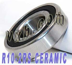 R10-2RS Bearing - Hybrid Ceramic - Sealed 5/8" x 1-3/8 x 0.344" inch