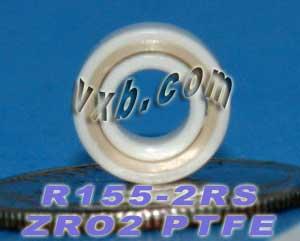 R155-2RS Full Ceramic Bearing 5/32x5/16x1/8 inch Miniature Bearing