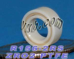 R156-2RS Full Ceramic Bearing 3/16x5/16x1/8 inch Miniature Bearing