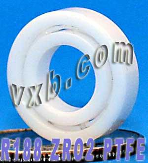 R188 Full Ceramic Bearing 1/4" x 1/2" x 1/8" - Miniature