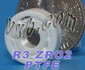 R3 Full Ceramic Bearing 3/16" x 1/2" x 0.196" - Miniature