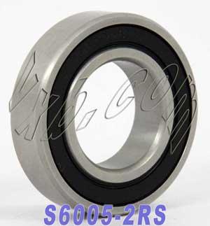 S6005-2RS Stainless Steel Bearing 25x47x12 Sealed