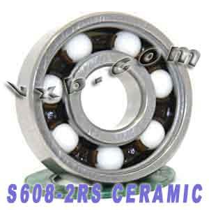 S608-2RS Skate Bearing Ceramic Sealed 8x22x7 Miniature