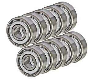 S633ZZ Bearing 3x13x5 Stainless Steel - Shielded - Miniature