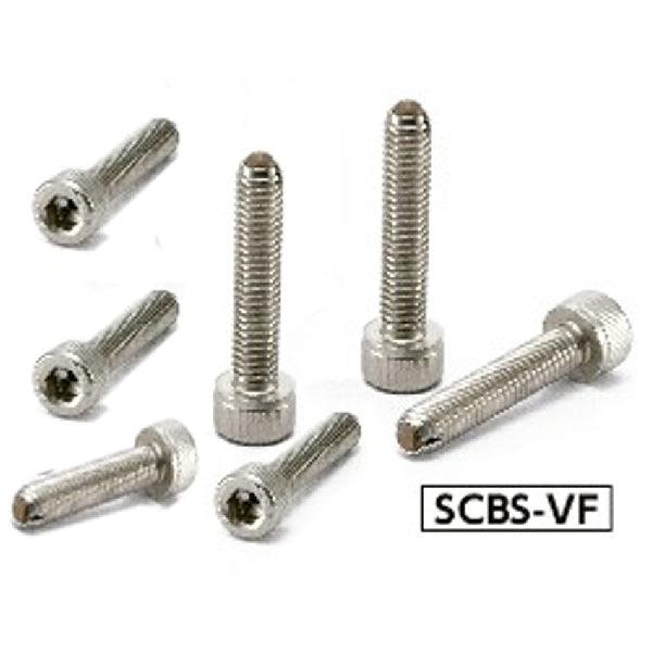 SCBS-M5-12-VF NBK Clamping Cap Vacuum Vented Screws - flat ball for Vacuum Devices Made in Japan