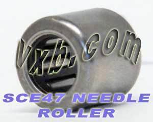 SCE47 Miniature Needle Bearing 1/4" x 7/16" x 7/16"