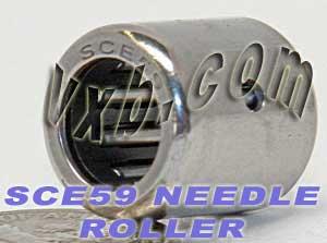 SCE59 Miniature Needle Bearing 5/16x1/2x9/16 inch