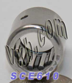 SCE610 Miniature Needle Bearing 3/8x9/16x5/8 inch