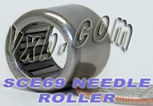SCE69 Miniature Needle Bearing 3/8x9/16x9/16 inch