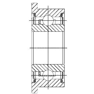 SFR2-5-2TS EZO Flanged Bearing 1/8" x 5/16" x 9/64" Made in Japan