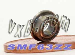 SMF63ZZ Flanged Bearing Shielded Stainless Steel 3x6x2.5 Bearing