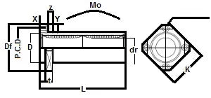 SMK20GWUUE NB 20mm Slide Bush Bushings Motion Linear Bearing