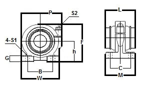 SMP13GUU NB 13mm Pillow Block Unit Motion Linear Bearing