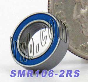 SMR106-2RS Bearing 6x10x3 Stainless Steel Sealed Miniature Bearing