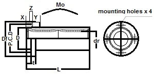 SMSF10WUUE NB 10mm Slide Bush Miniature Linear Motion Bushings Bearing