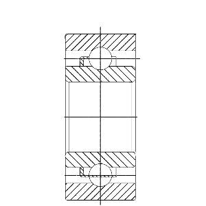SR2-6-2TS EZO Stainless Steel Bearing 1/8" x 3/8" x 9/64" Made in Japan
