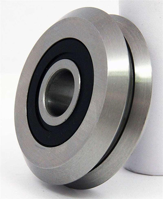 SRM2-2RS 3/8" Stainless Steel V-Groove Guide Bearing