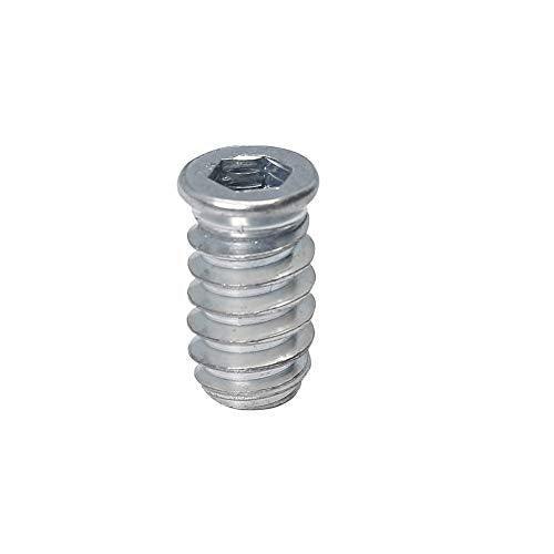 Threaded Inserts for Wood 1/4-20 Furniture Screw in Threaded Insert Nuts 20mm Length Pack of 40