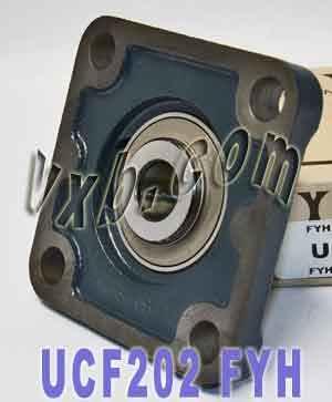 UCF202 FYH Square Flanged Bearing 15mm inner Diameter Mounted Bearing