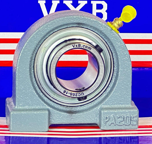 UCPA205-16 Bearing 1 inch Set Screw Tapped Base Pillow Block Bearing
