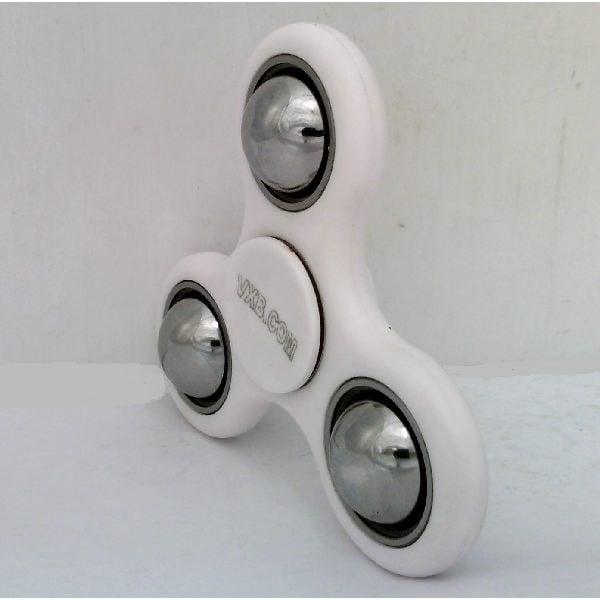 white Fast Fidget Hand Spinner Toy - Outer Counterweight 42Q