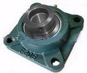 1-1/4" Bearing HCF207-20 Square Flanged Housing Mounted Bearing - Eccentric locking Collar