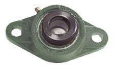 1-1/4" Bearing HCFL207-20 2-Bolt Flanged Housing Mounted Bearing - Eccentric Collar Lock