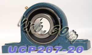 1-1/4 Bearing UCP-207-20 + Pillow Block Cast Housing Mounted Bearing